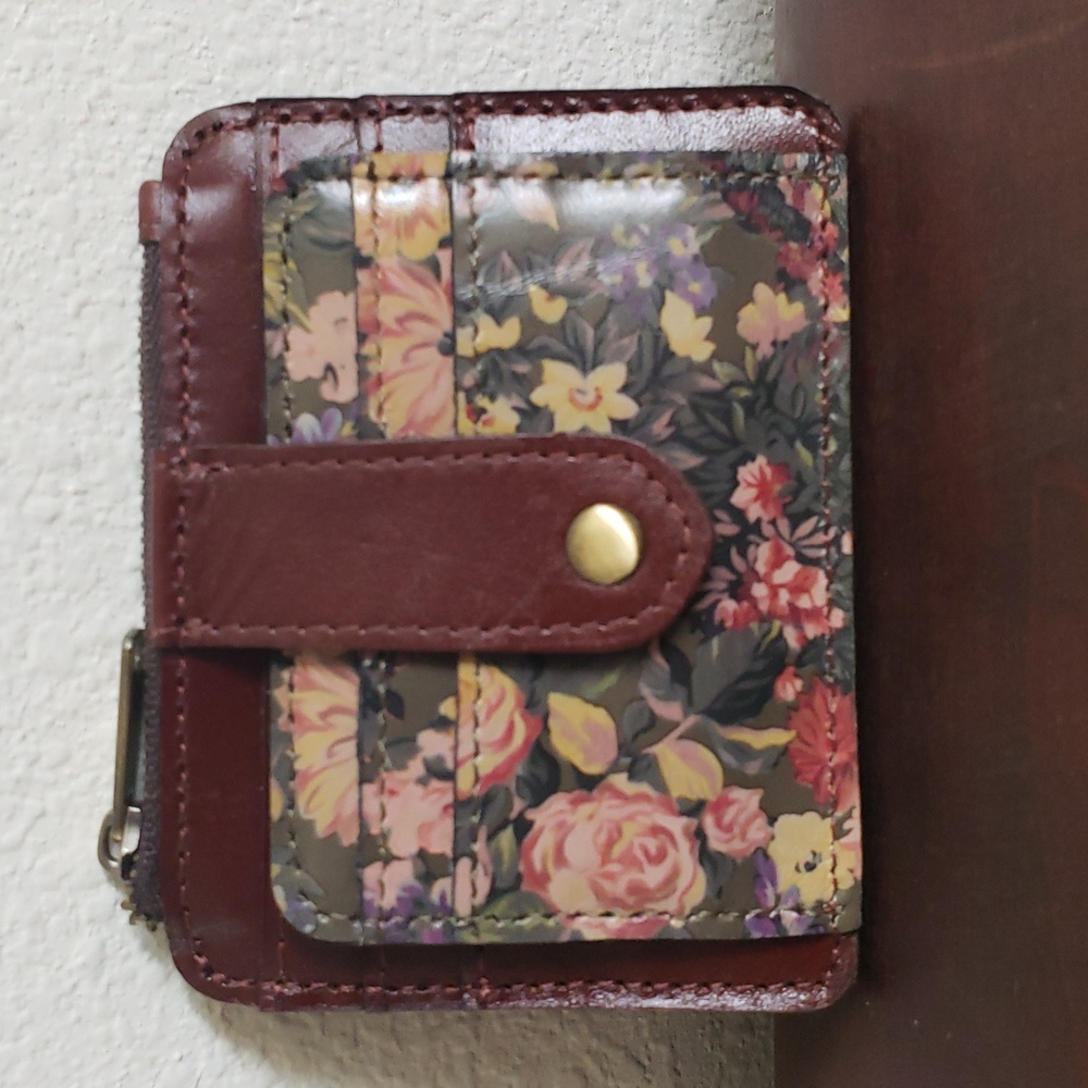 Patricia Nash Nerina Crossbody & Cassis RFID Leather Wallet English Country - Picture 6 of 16
